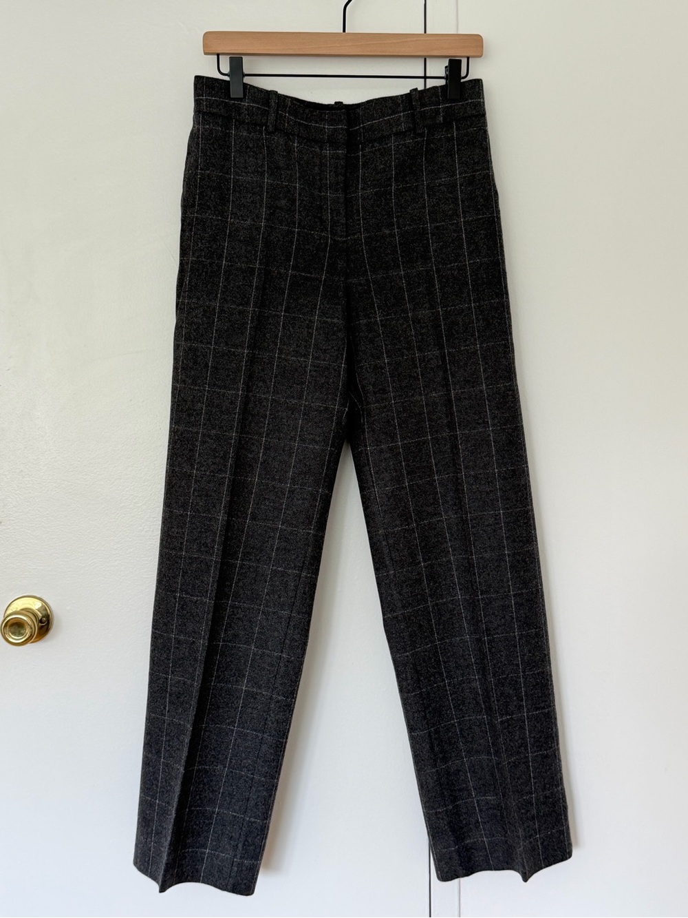 Equipment wool trousers, charcoal windowpane 8